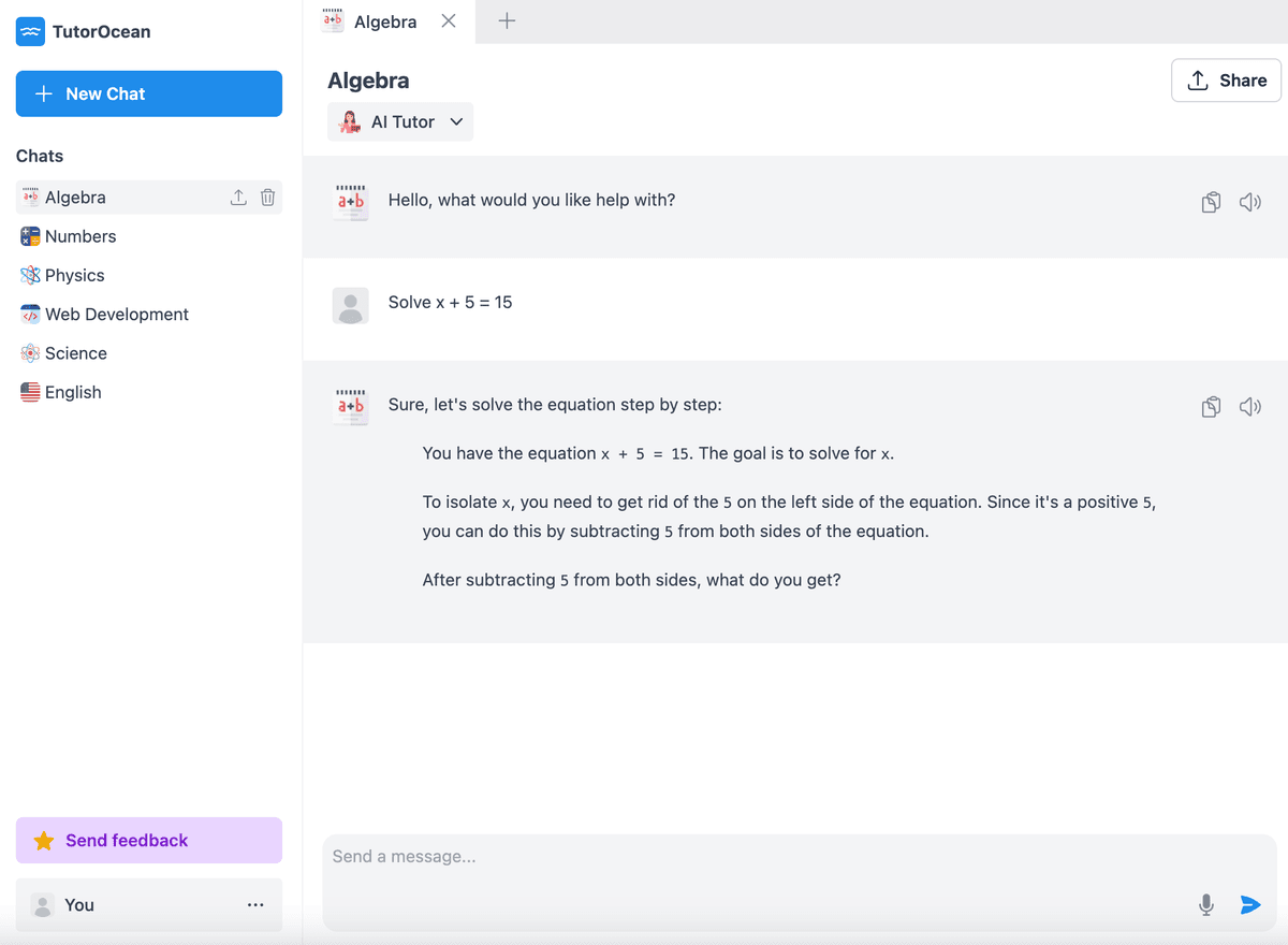 AI-powered learning platform