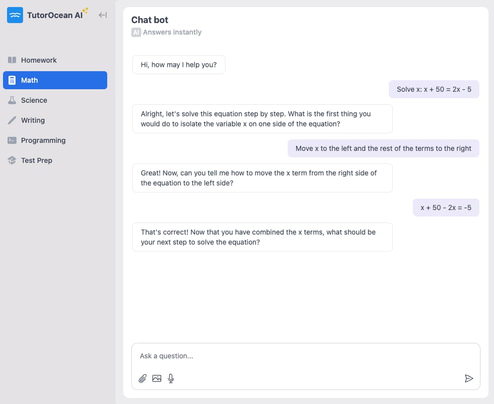 AI-powered learning platform